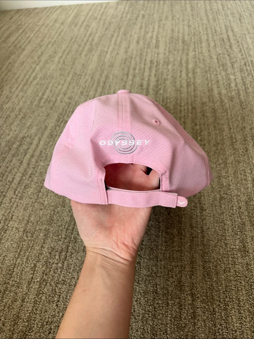 Callaway Light Pink Baseball-Style Golf Cap